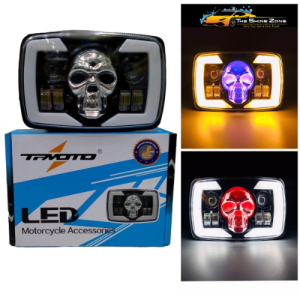 Headlight Beam Skull Shape for Bike